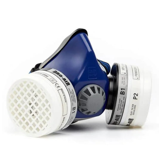 MEIA MÁSCARA DUPLA DE PVC DH-102